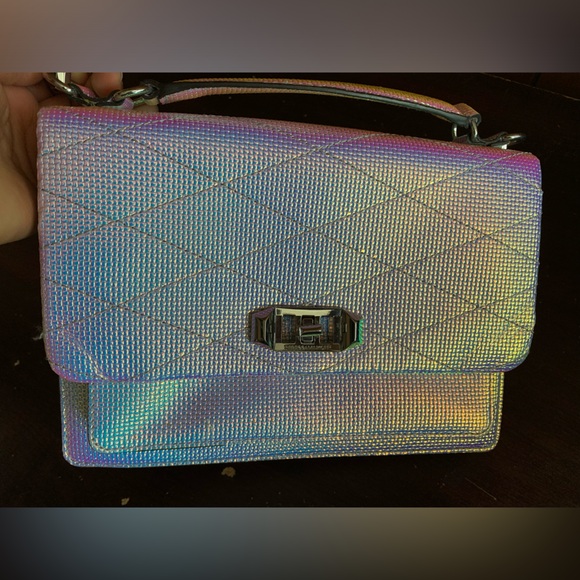 NWOT Rare Rebecca Minkoff Iridescent Je T'Aime Medium Crossbody Shoulder Bag - Picture 15 of 16